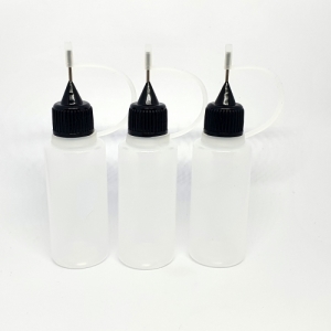 103290 Steel Needle Oil Bottle 20ml, Black (3 pcs)