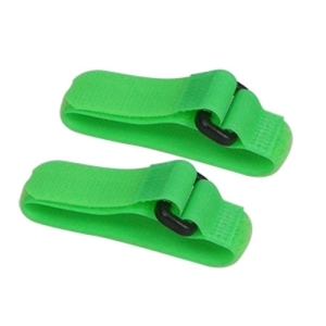 3RAC-BB03/FG Short Battery Straps (20cm) - Fluorescent Green