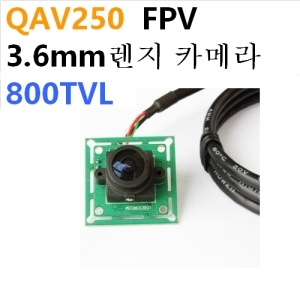 QAV250 5-20V 800TVL Camera with 3.6mm Wide Angle