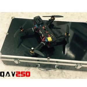 QAV250 Mini FPV Quadcopter BNF풀카본재질 드론-조립완료버전(알류미늄가방,5030프로펠라 한대분,CC3D보드,모터(1806 2300kv)X4,변속기(12A)X4포함)
