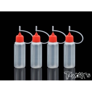 TA-106R Needle Head Oil Bottle 20cc. (Red) 4pcs. (#TA-106R)