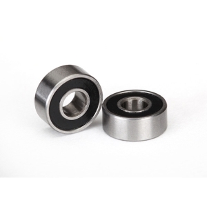 AX5104A Ball bearings, black rubber(4x10x4mm)