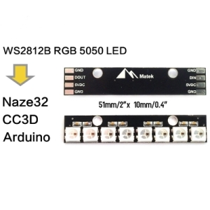 DDC1133 Matek 8bit WS2812B RGB5050 LED built in,Full-color drive Naze32 CC3D acceptable 4s&amp;nbsp;&amp;nbsp;