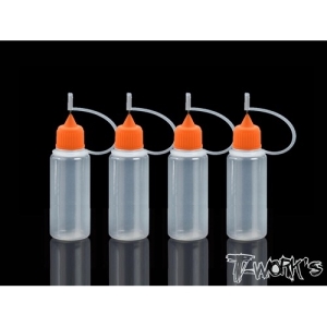 TA-106O Needle Head Oil Bottle 20cc. (Orange) 4pcs. (#TA-106O)