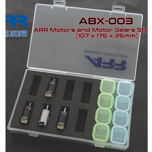 ABX-003 Motors and Motor Gears Storage Box (107 x 176 x 26mm)