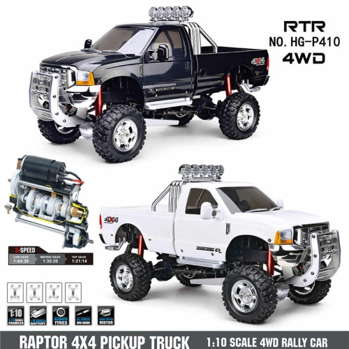 [ hg-p410]1/10 2.4G 4WD RC Car 3 Speed Pickup Truck  -new4x4 RTRhgp40bes7
